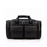 Ranger Black Leather Duffle